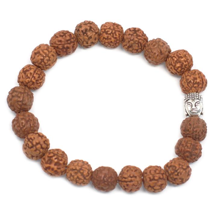 PULSERA RUDRAKSHA BUDDAH